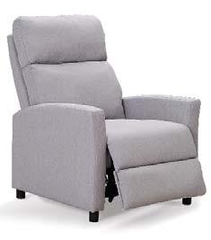 $1299 beige grey oatmeal pepper Relaxa Recliner Comes in Le-air fabric with solid timber frame.