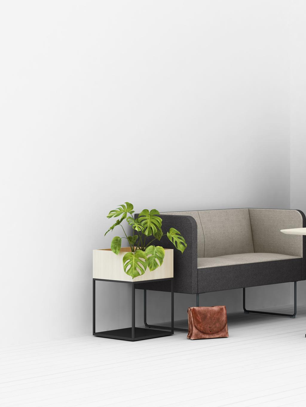 COMFORTABLE FUNCTIONALITY EFG Mingle can easily be adapted to changing environments and is ideal in workplaces as well as in public places.