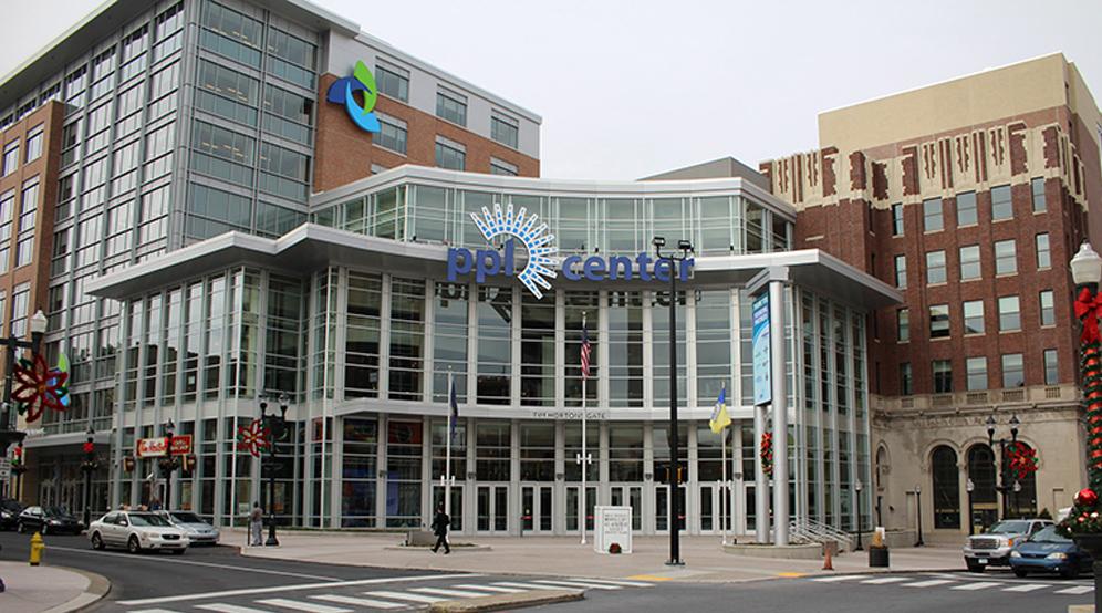 PPL CENTER Allentown PA Hammes Company Sports Development Allentown Commercial and Industrial Development Authority Architect: Sink Combs Dethlefs Geotechnical Master Planning The PPL Center is a new