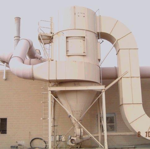 Generic photo of a dust collector with explosion relief Source: Glen Mortensen Zurich Services Corporation Risk Engineering Explosion protection methods Processing equipment Process equipment can be