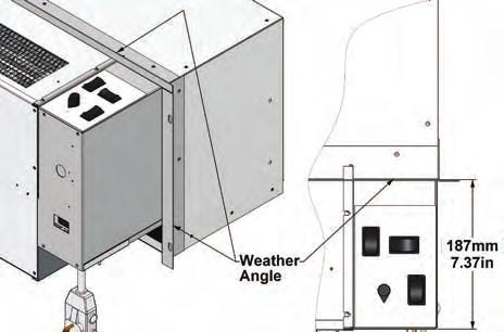 (see Figure 9) In addition, EMI stocks an optional condenser-side air baffle kit for chassis installation in deeper-than-standard wall sleeves.