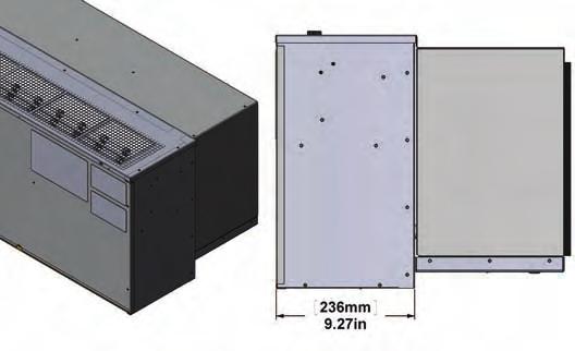 In addition, we stock an optional condenser-side air baffle kit for chassis installation in deeper than standard walls. 2.