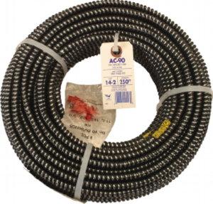 PLASTIC JACKET NM-B WIRE 14/2 250FT USN: 648145 PLASTIC JACKET NM-B WIRE 14/3 W/GROUND 250FT USN: 648152 0 @ 50 EA 0 @ 50 EA ARMORED CABLE 12/3 BX 250 FT.