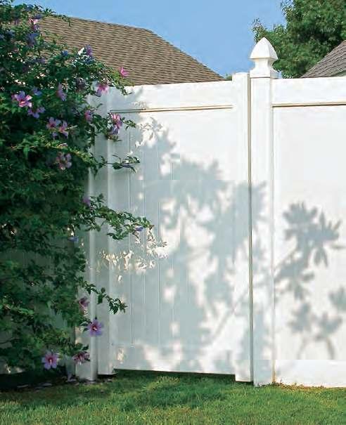 Ply Gem Performance Privacy Fence will complement any home, with the low maintenance and