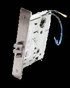 Motor-controlled locks are field selectable for fail safe or fail secure and have automatic 12V or 24V, AC or DC operation.