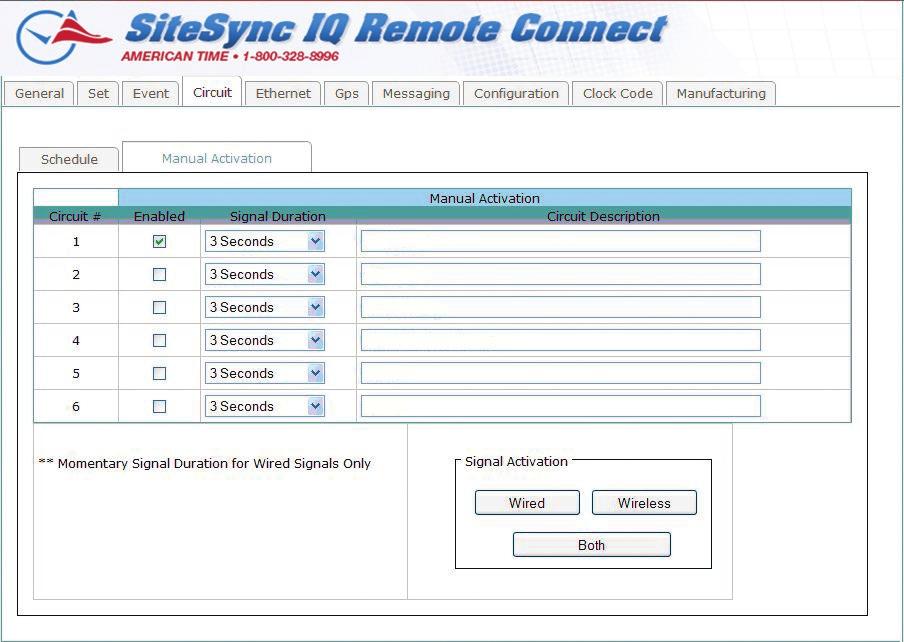 Wireless Indoor Strobe/Siren Application Example To manually activate the Wireless Indoor Strobe/Siren using the Remote Connect web interface: 1.