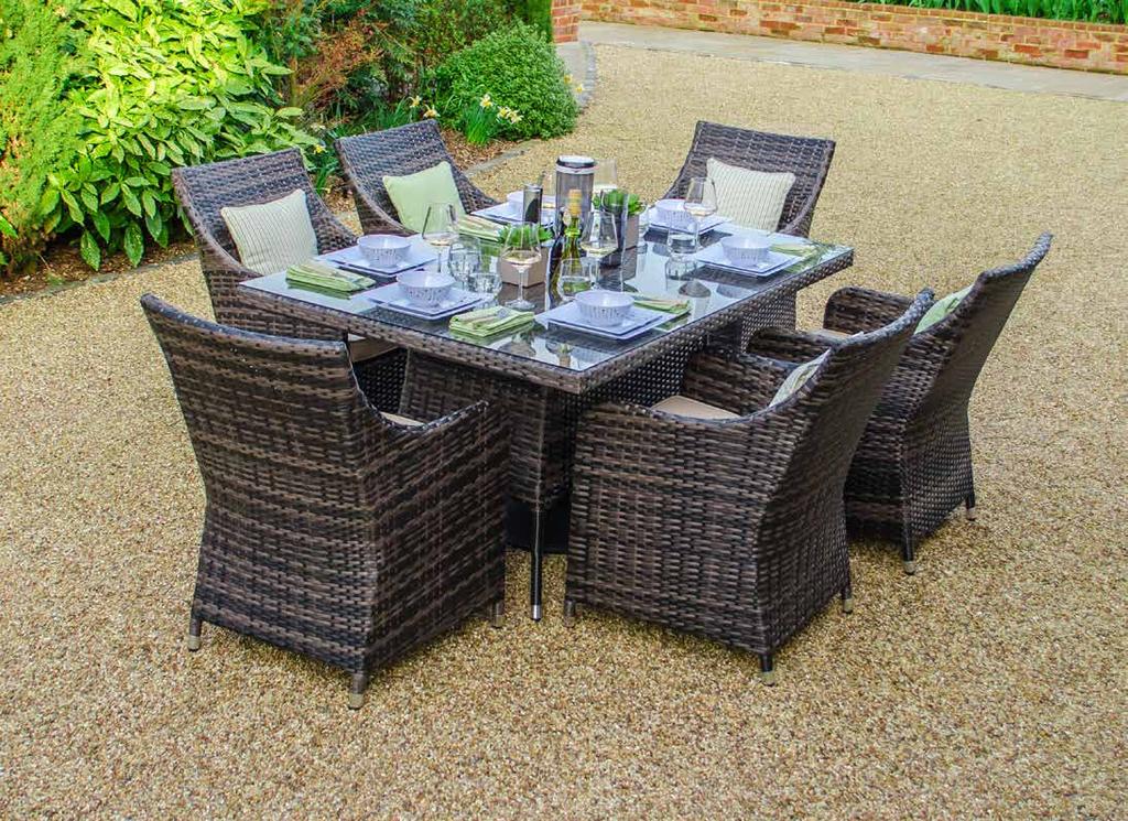 LYON Flat Weave The Lyon Collection The Lyon Collection is ideal for al fresco dining on your patio, lawn or decking.