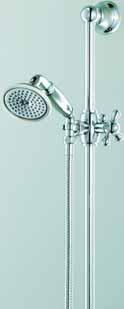Francis Pegler Drencher showers are available with integrated or