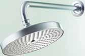 Drencher shower patterns produce a cascade of water as revitalising as a