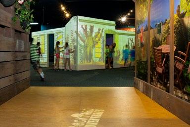 Exhibits Dress ups Designed for the younger ones, visitors can step inside the costume of a spider, bee or ladybird and