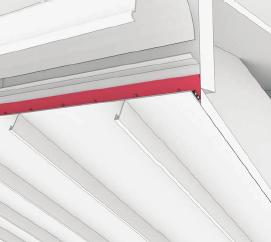 The revolutionary NEW patent-pending HotEdge Rail is engineered to prevent icicles and ice dams from forming along the edge of most roof structures by compressing a 12-watt commercialgrade,