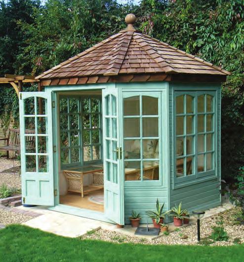 Welcome to the Cottage Range A range of beautiful hand crafted Western Red Cedar garden buildings that will enhance and complement any garden.