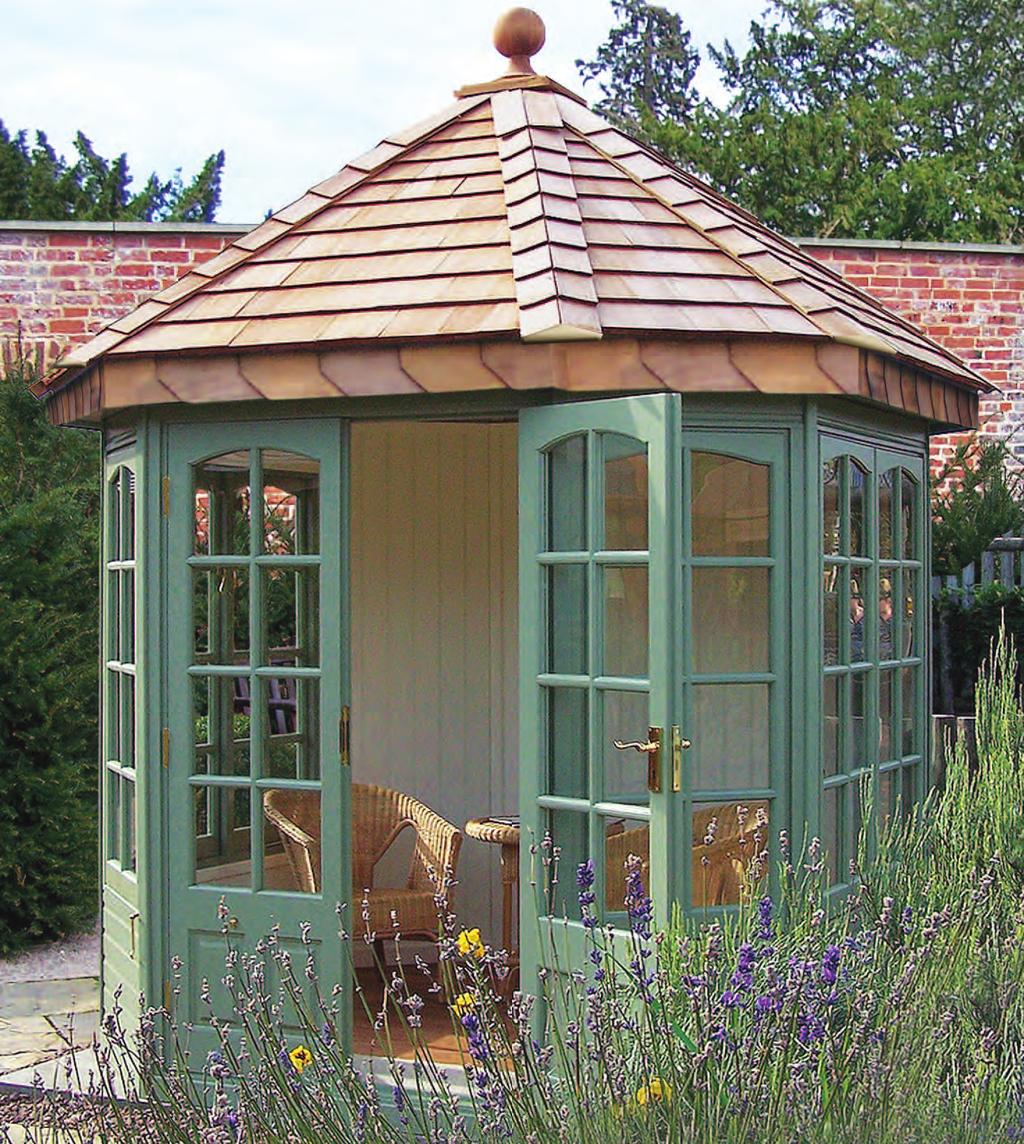 the Hopton 7 7 x 7 7 Hopton with Georgian windows and doors The elegant and classically designed Hopton will complement and enhance any garden setting, made from Western Red Cedar which is renowned