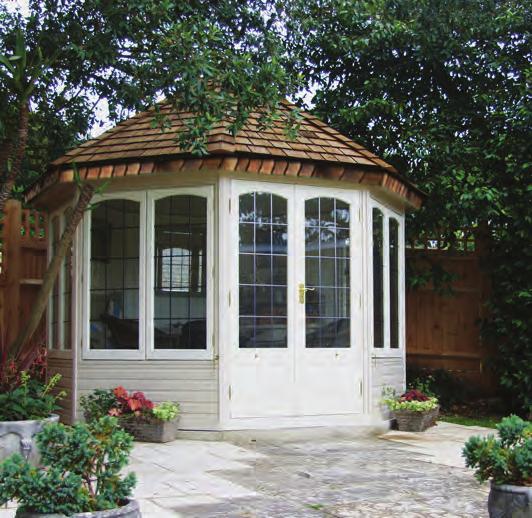 Please note single glazed options have a curved top and double glazed have a straight top design (see photos within brochure for