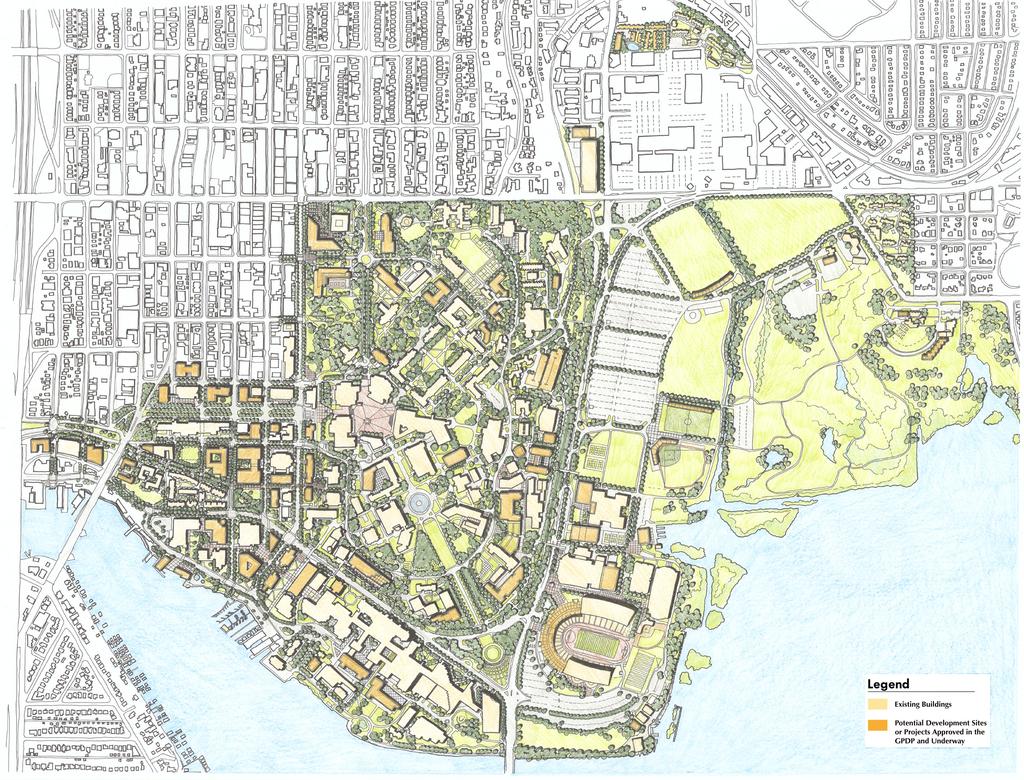 Illustrative Campus Plan with Proposed Development