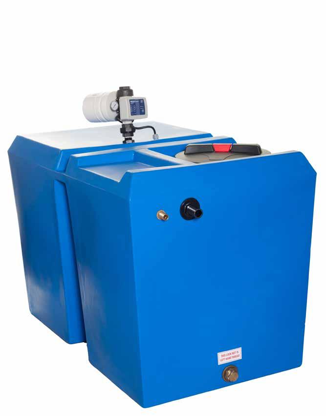Rectangular tank Rectangular : 500ltr The tank Rectangular pumping range is designed for domestic and light commercial use where there is low mains water pressure and where pressure fluctuates.