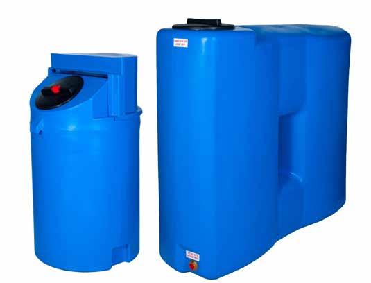 By simply adding an additional 'slave' tank, water storage capacity can be increased.