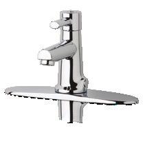 Our manual faucets are easy to install and just as easy to maintain. Manual Faucets 2200-E39ABCP 3512-4E39VPAB 420-T41E39VPABCP Single Lever, Ceramic Cartridge, Vandal Proof Outlet, 0.35 GPM, Max.