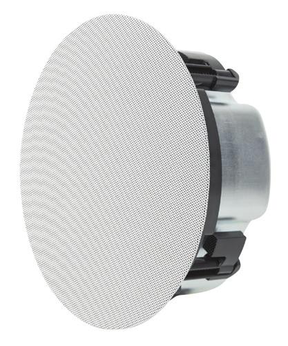 The optional Square Grille Adapter allows speakers to match the aesthetic of square downlights and HVAC grilles to achieve continual sight lines, as well providing an excellent solution for in-wall