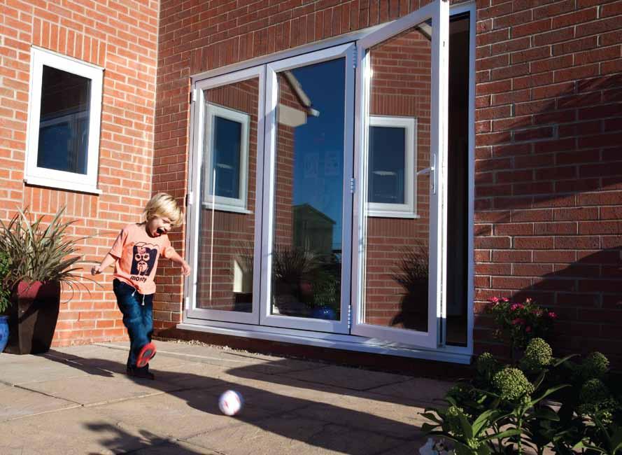 Folding-sliding doors can transform your home Platinum NRG Bi-fold doors will transform, modernise and add real value to your home. Your home will be lighter and brighter.