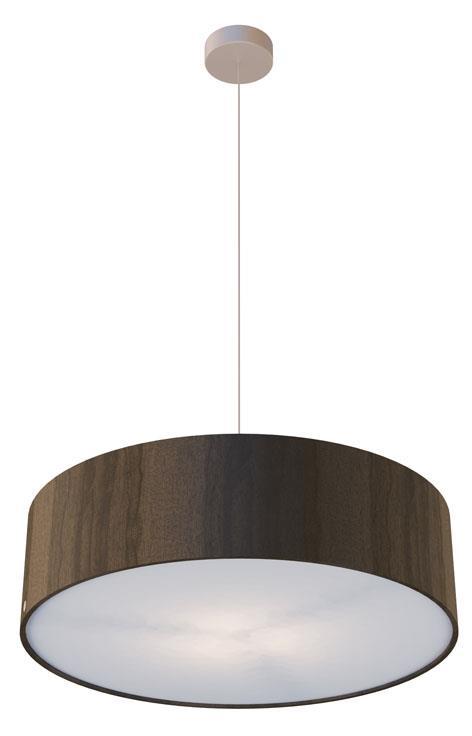 Ceiling Light Shades Light shade in walnut veneer with opaque diffuser top and