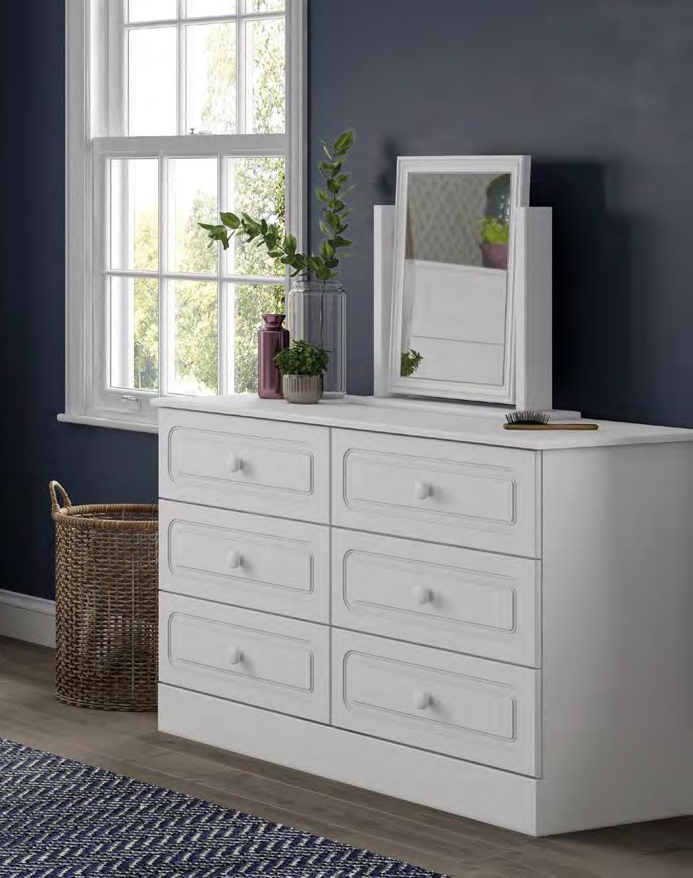 AYLESBURY KINGSTOWN 57 AYLESBURY Classical beauty. Never goes out of style. This classic range of bedroom furniture is suited to any bedroom and is equipped with ample storage space.