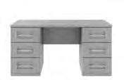 x D556mm W3555 Style and Functionality Painted ash effect finish A choice of Dust Grey or Cashmere Sleek brushed metal