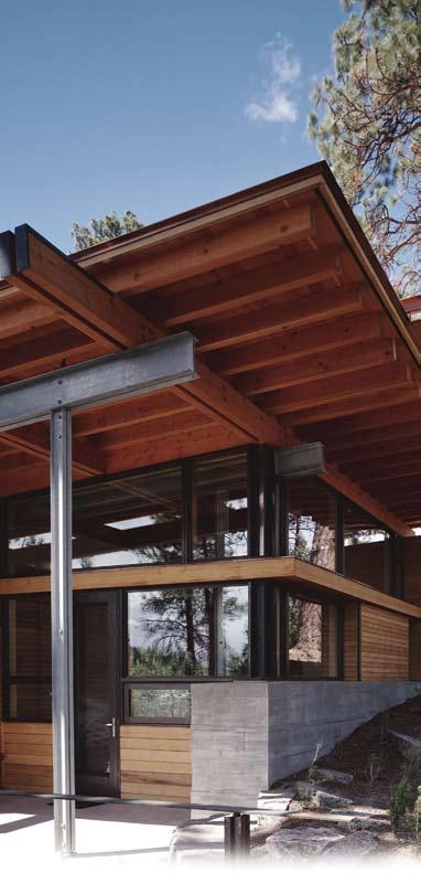 Outdoor living has become such a priority in the Northern Rockies that architects frequently design homes where each individual room has a direct outlet to the surrounding landscape.