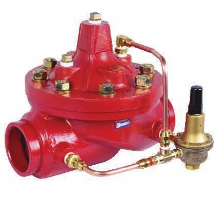 Automatic Control Valves Series 910GF/910AF Pressure Reducing Valve These ACVs reduce high inlet pressure to a constant, lower outlet pressure across a broad