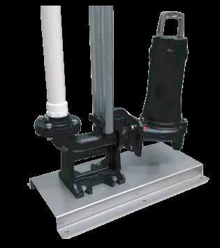 W SERIES GUIDE RAIL SYSTEMS Suitable for pumps with flange conforming SO7005-92 standard. Where the sewage contains dirt, cloth, fibre, etc.