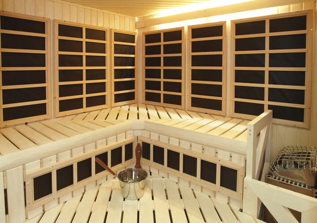 CUSTOM INFRARED ON YOUR FRAMED WALLS New Construction or Convert Existing Sauna into Infrared-Only and InfraSauna A Custom Infrared Sauna, an option previously unavailable, will meet your special