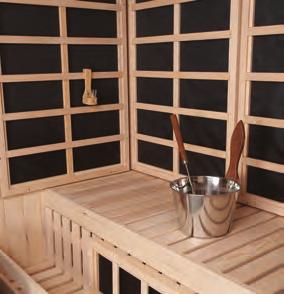 Our advanced traditional sauna technology has been seamlessly combined with CarbonFlex far-infrared technology that can be included in virtually any Finnleo Modular sauna or Finnleo Custom Cut