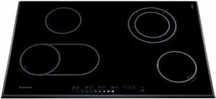 Induction Hobs NRO 844 D OB 80cm Induction Hob 4 Induction Zones 9 Power levels Booster on two elements Touch control Time controlled heat zones Bevelled Edge NIO 632 CPC AUS 60cm Flexi-zone