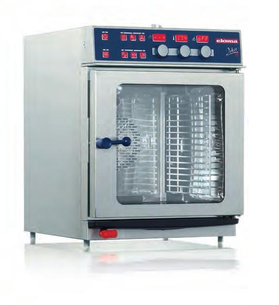 Whether steaming, combi-steaming or convection cooking with its 8 operation modes all possibilities are open to you.