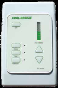 Lower Maintenance Reduced maintenance means lower costs. Always ready to cool your family when required. Water Manager All Cool Breeze systems have a water management system installed as standard.