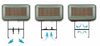 Stylish Cascade Four Seasons Weather Seal (Optional) Automatically seals off airflow to and from your home when the air conditioning system is not operating.