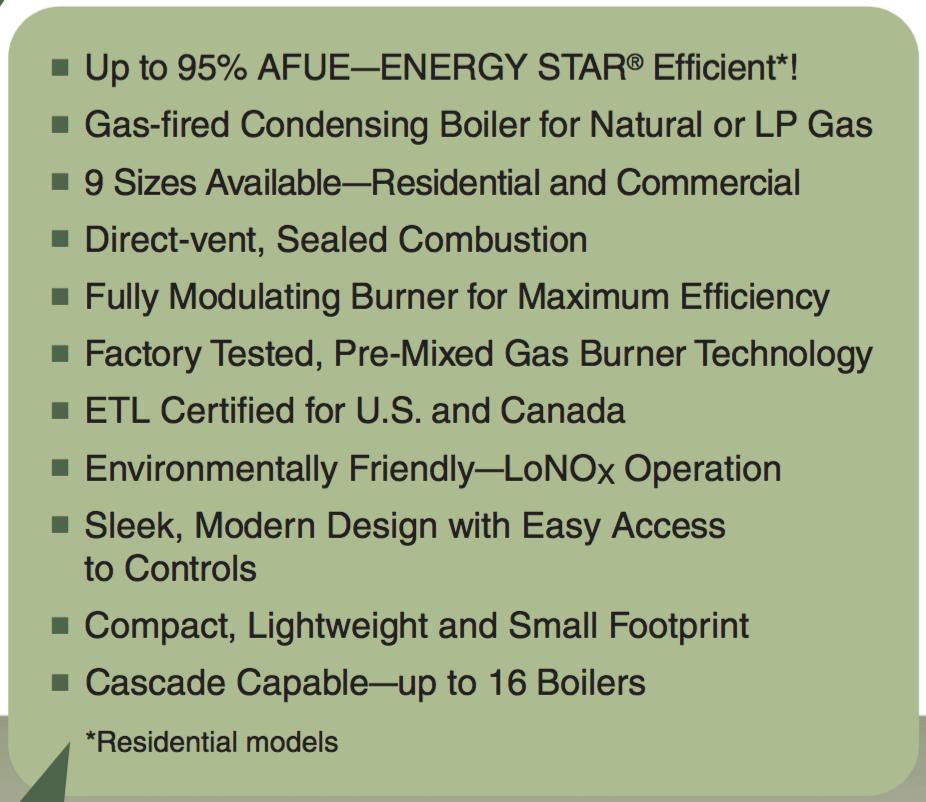Needed One Year Parts & Labor Warranty Included (See Limited Warranty for more details) Compare: Ultra Gas, WM97, Evergreen Alpine, K-2, X-C PEERLESS PureFire PF Model Minimum Net Max AFUE/ Vent