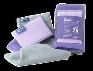 New Advanced Cloths for Unrivalled Microfibre Cleaning Comparison with other anti-microbial sanitising products: Sanitising Products Safe to use: Residual Hazardous to Users Damages Surfaces Broad