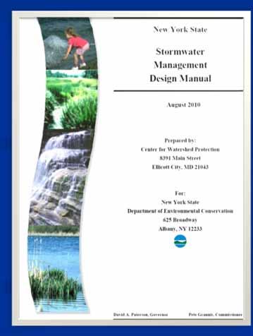 New York State Stormwater Management Design Manual First Release 2001 Volumetric Control of 90% Storm Performance Criteria 40% Phosphorus