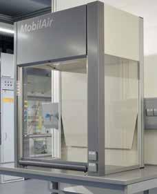 Our fume hoods are assembled with self-supporting underbench units or on a steel support frame.