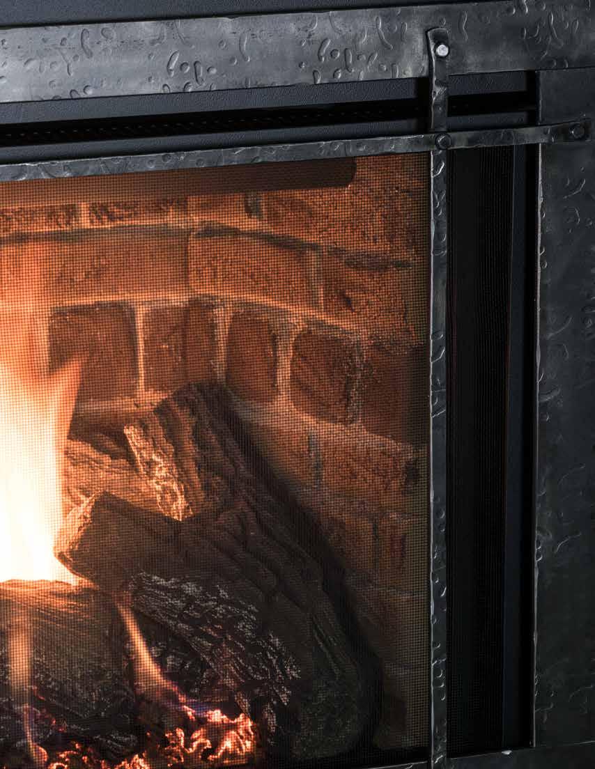 STYLE. FIND YOURS. With two sizes, and six faces in a variety of colors, our fireplace insert is a triumph of style.