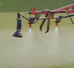 Application advice Application advice New Syngenta Turf Foliar Nozzles can optimise Primo Maxx spray retention on the leaf are designed to
