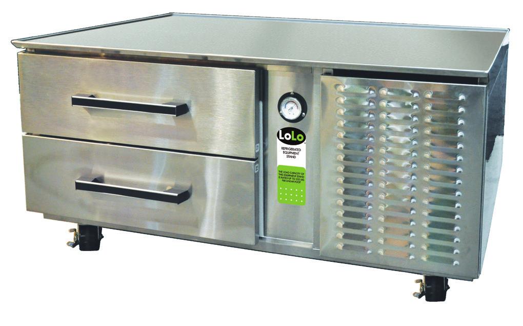 Stainless steel construction designed for rigorous use on main production line; easy to clean Drawer-cartridge assembly fully welded, freestanding drawer cartridge assembly with quick release for