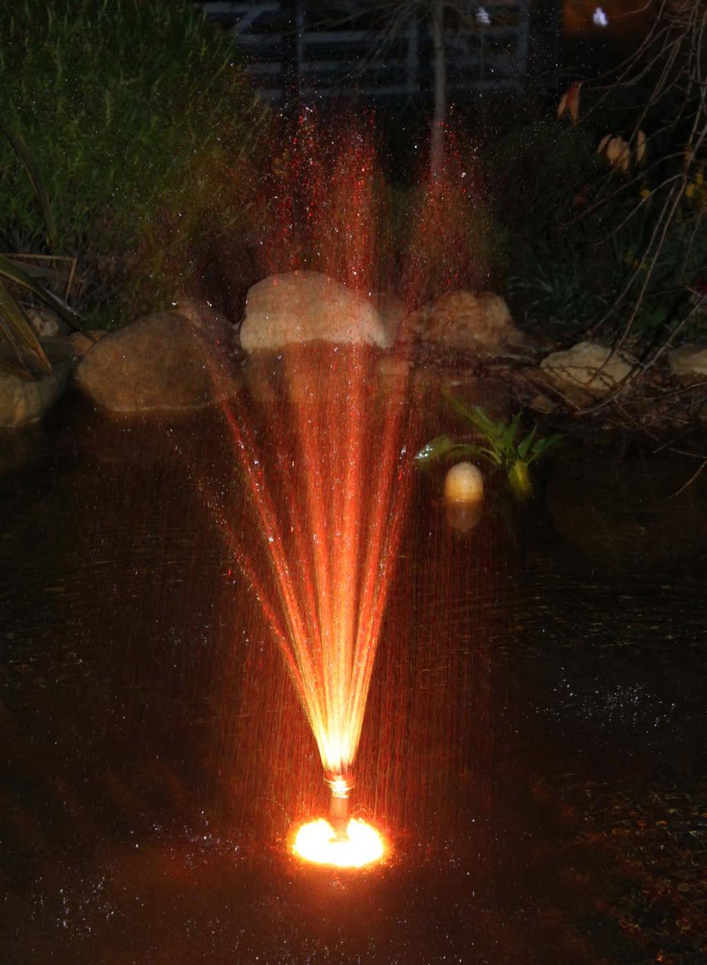 0897 Fountain Water Feature Superlight 18W LED Underwater