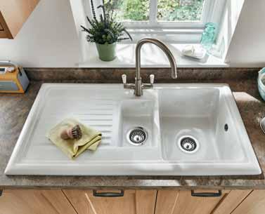 Ceramic Our fireclay ceramic sinks have non-porous smooth surfaces and are largely resistant to stains. Lamona ceramic 1.