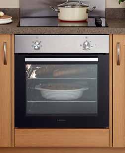 Single electric ovens Lamona single fan assisted oven Stainless Steel LM3303 - Cooling fan - Interior light - Double glazed door - Removable inner door glass - H595mm x W594mm x D567mm - 2 year
