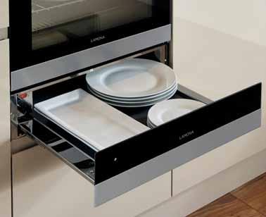 wattage Warming drawers Lamona warming drawer Stainless Steel & Black LM9001 - Push open drawer - Removable non-slip mat -