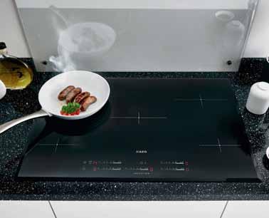 Extra wide induction hob EG touch control 5 zone induction hob Black ceramic HG1850* - 5 MaxiSense induction zones - Frameless hob - Öko timer - W780mm x