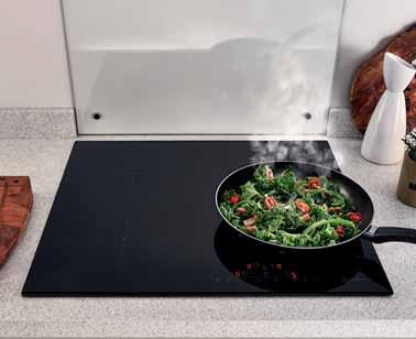 Induction hob Neff touch control induction hob Black ceramic HNF1802* - 4 Induction zones - Frameless hob - Keep warm function - W592mm x D522mm - 2 year guarantee subject to registration with Neff