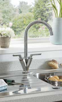 Lamona branded sinks are available in stainless steel, ceramic or composite finishes. Pair with a Lamona tap to provide great functionality and reliability for your Howdens kitchen.